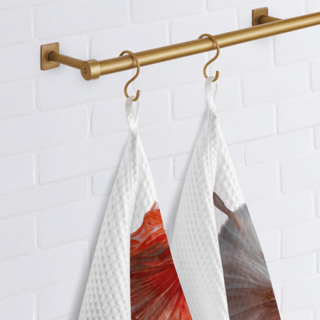 Набор полотенец вафельных Рассвет балета "Федоскино" 40х70